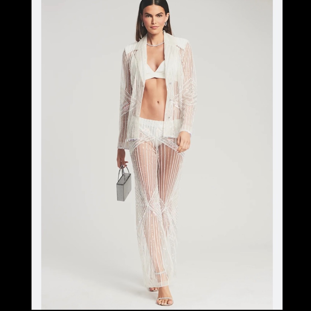 Retrofete White Sequin Suit!